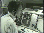 Chuck Schodowski directing show at WJW TV in early 1960's